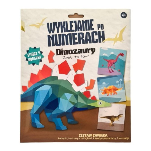 Przyklejanie po numerach. Dino, MCD