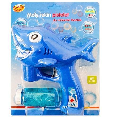Pistolet do robienia baniek Mały Rekin, Smily Play