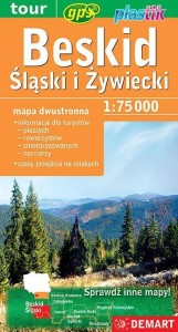 BESKID ŚLĄSKI I ŻYWIECKI - MAPA TURYSTYCZNA DEMART