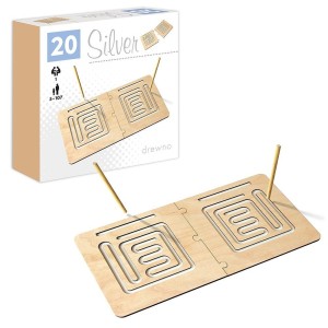 SYMETRYCZNY LABIRYNT SILVER ALEX, SILVER