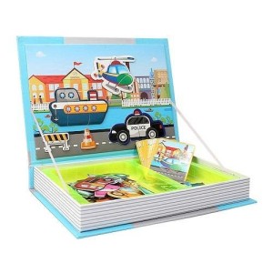 UKŁADANKA MAGNETYCZNA POJAZDY, SMILY PLAY