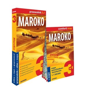 MAROKO 3W1 PRZEWODNIK + MAPA, GRAŻYNA HANAF