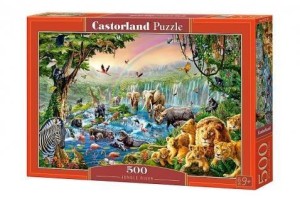 PUZZLE 500 JUNGLE RIVER CASTOR, CASTORLAND