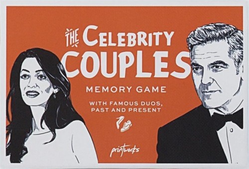 Gra karciana Memory. Celebrity couples, PRINTWORKS