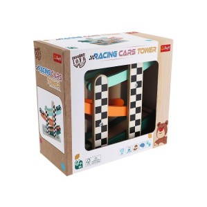 ZABAWKA DREWNIANA - RACING CARS TOWER TREFL, TREFL