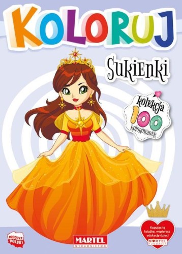Koloruj - Sukienki, praca zbiorowa