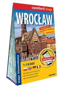 COMFORT! MAP WROCŁAW 1:18 000 MAPA KIESZONKOWA