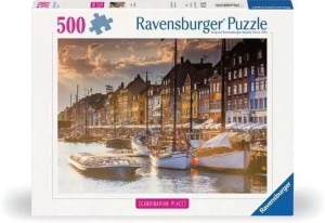 PUZZLE 500 ZACHÓD SŁOŃCA W KOPENHADZE