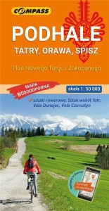 MAPA - PODHALE, TATRY, ORAWA, SPISZ 1:50 000