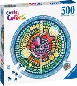 PUZZLE 500 PALETA KOLORÓW: CUKIERKI, RAVENSBURGER
