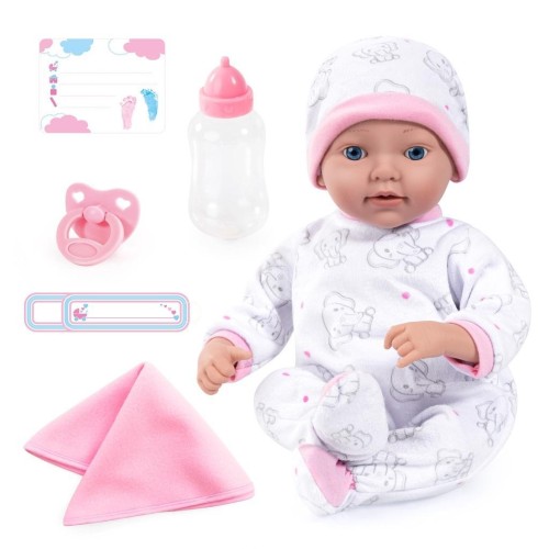 Lalka Reborn Baby 38cm z akcesoriami, Bayer Design