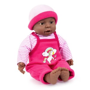 LALKA INTERACTIVE BABY 40CM RÓŻOWA, BAYER DESIGN