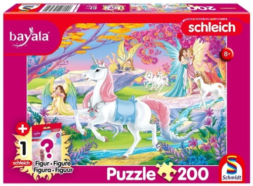 Puzzle 200 Magiczna kraina + figurka G3, Schmidt