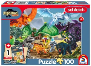 PUZZLE 100 BITWA O SUPER KRYSZTAŁ + FIGURKA G3