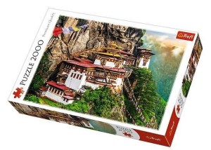PUZZLE 2000 TYGRYSIE GNIAZDO, BHUTAN TREFL, TREFL