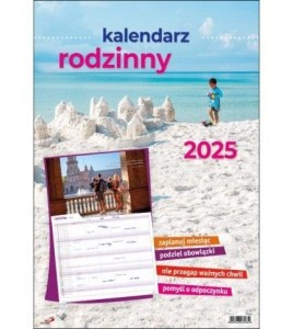KALENDARZ 2025 ŚCIENNY - KALENDARZ RODZINNY
