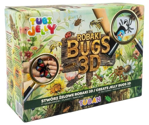 Tubi Jelly 6 kol + akwarium - Robaki TUBAN, Tuban