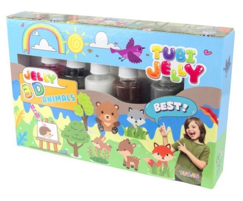 Tubi Jelly 6 kolorów - Zwierzątka TUBAN, Tuban