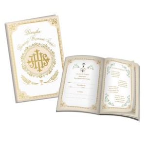 KSIĄŻECZKA A5 PAMIĄTKA KOMUNIJNA. ORNAMENT
