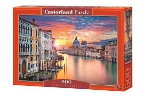 PUZZLE 500 WENECJA O ZACHODZIE SŁOŃCA CASTOR