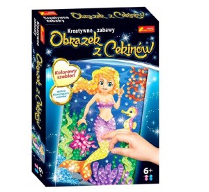 OBRAZEK Z CEKINÓW. SYRENKA, RANOK-CREATIVE