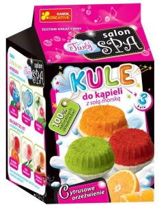 KULE DO KĄPIELI Z SOLĄ MORSKĄ. CYTRUS. ORZEŹWIENIE