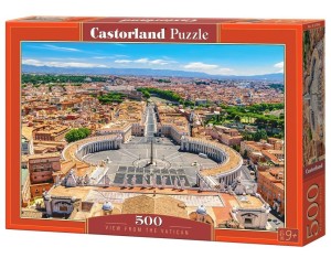 PUZZLE 500 VIEW FROM THE VATICAN CASTOR