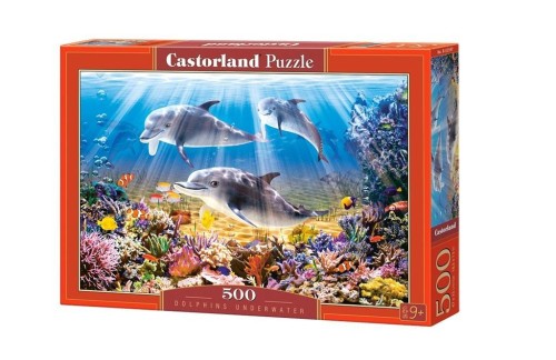 Puzzle 500 Dolphins Underwater CASTOR, Castorland