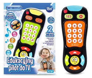 EDUKACYJNY PILOT CZARNY DO TV E-EDU, ARTYK