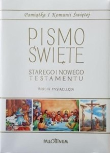 BIBLIA TYSIĄCLECIA DUŻA TW (KOMUNIA, OBW.KOMIKS)