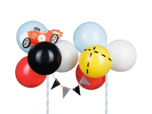 BALONOWY TOPPER NA TORT AUTKO 29CM