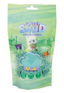 FLUFFY SAND 90G PUSZYSTY PIASEK ZIELONY, TUBAN