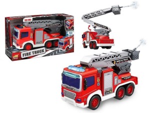 AUTO STRAŻY POŻARNEJ 1:16 ŚWIATŁO DŹWIĘK, ADAR
