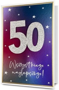 KARNET B6 URODZINY 50