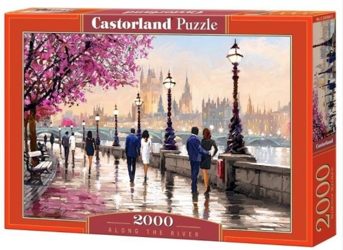 Puzzle 2000 Wzdłuż rzeki CASTOR, Castorland