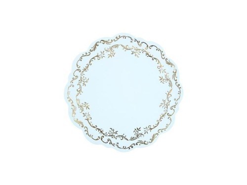 Podkładki pod talerze błękitne 35,5cm 6szt