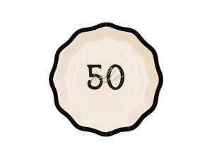 TALERZYKI PAPIEROWE HELLO 50 18CM 6SZT