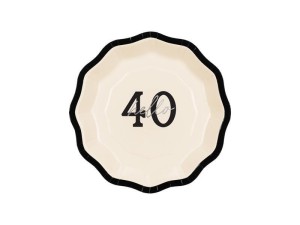 TALERZYKI PAPIEROWE HELLO 40 18CM 6SZT