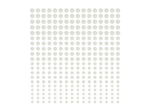 Naklejki perełki perłowy 440szt