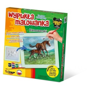 WYPUKŁA MALOWANKA KONIE - HANOWERSKI, MIRAGE HOBBY