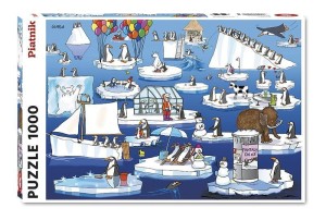 PUZZLE 1000 GUNGA, ŻYCIE NA ANTARKTYCE PIATNIK