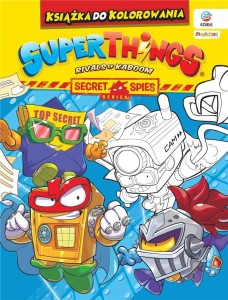SUPER THINGS - KSIĄŻKA DO KOLOROWANIA + FIGURKA
