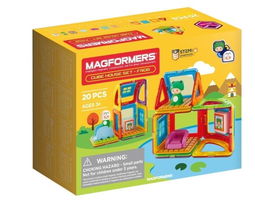 Magformers Cube Domek Żaby 20el, Magformers