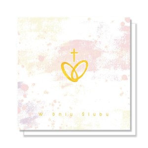 KARTKA OKOLICZNOŚCIOWA. W DNIU ŚLUBU