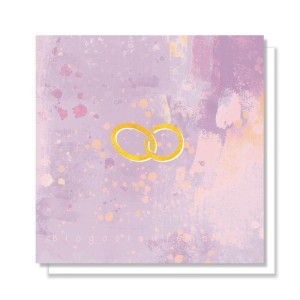 KARTKA OKOLICZNOŚCIOWA. ŚLUB - BŁOGOSŁAWIEŃSTWA