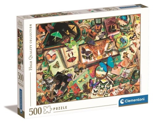 Puzzle 500 HQ The Butterfly Collector, Clementoni