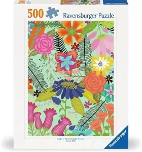 PUZZLE 500 KWIATY, RAVENSBURGER
