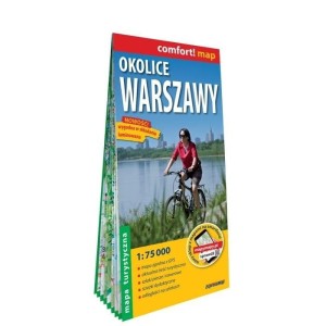 COMFORT! MAP OKOLICE WARSZAWY 1:75 000 W.2025