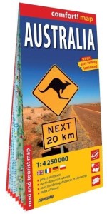 COMFORT! MAP AUSTRALIA 1:4 250 000 W.2025