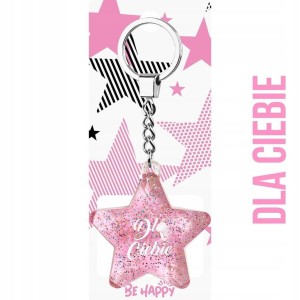 BRELOK GWIAZDKA DLA CIEBIE, BE-HAPPY GIFTS